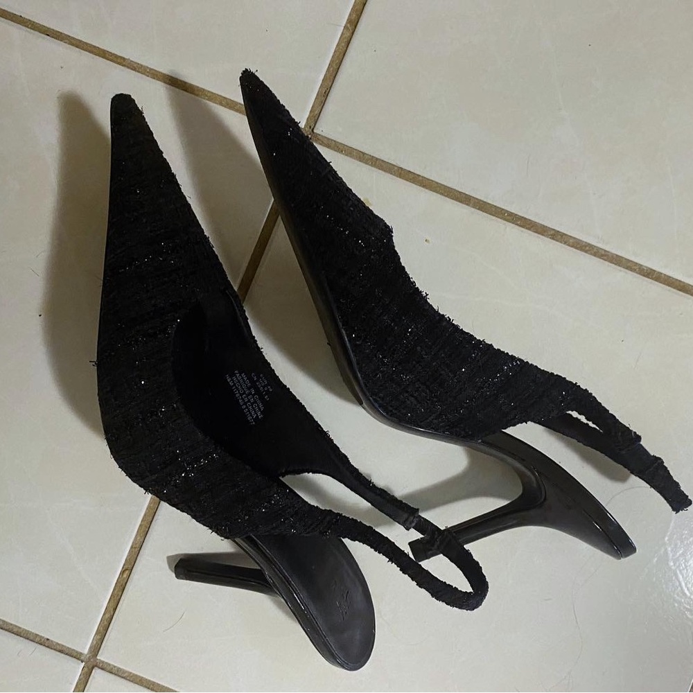 H&M tweed slingbacks size 8.5
